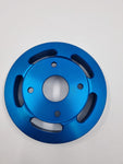 Scratch&Dent Billet Underdrive Water Pump Pulley for Nissan RB Engines - Blue