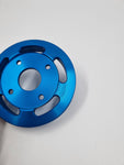 Scratch&Dent Billet Underdrive Water Pump Pulley for Nissan RB Engines - Blue