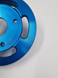 Scratch&Dent Billet Underdrive Water Pump Pulley for Nissan RB Engines - Blue