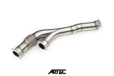 Nissan RB26DETT Twin 3.5" Stock Frame Front Pipe