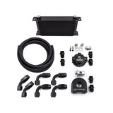 Oil Filter Relocation & Cooling Kit Low Profile Block Adaptor Version with Aeroflow Oil Cooler