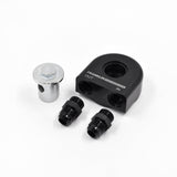 Oil Filter Relocation & Cooling Kit Low Profile Block Adaptor Version with Aeroflow Oil Cooler
